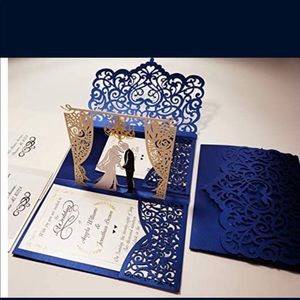 Pop up wedding invitations